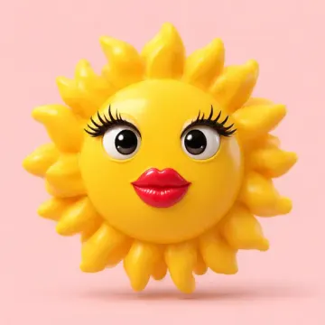 die Sonne (خورشید) با رژ لب