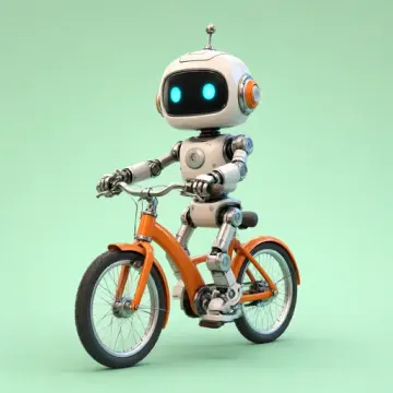 das Fahrrad (دوچرخه) رباتی
